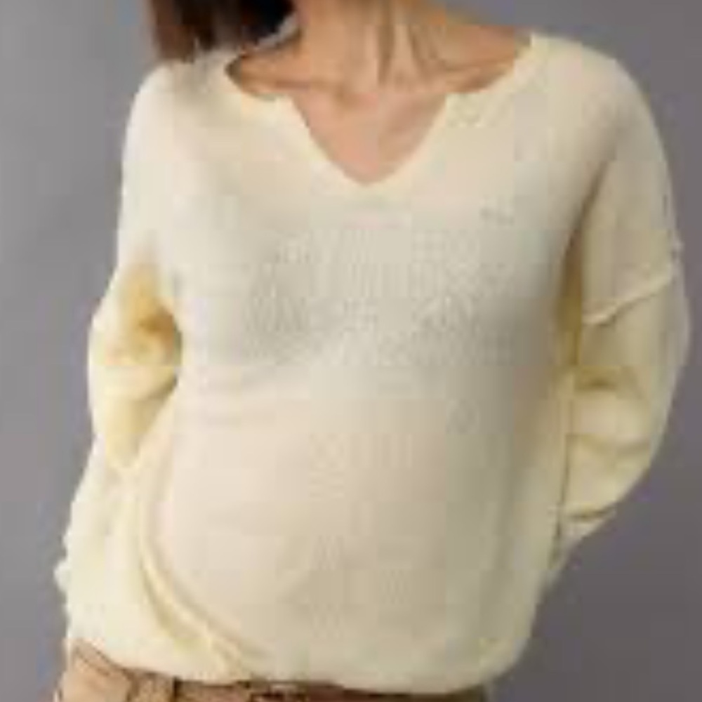 American Eagle Outfitters Whoa So Soft‎ Notch sweater